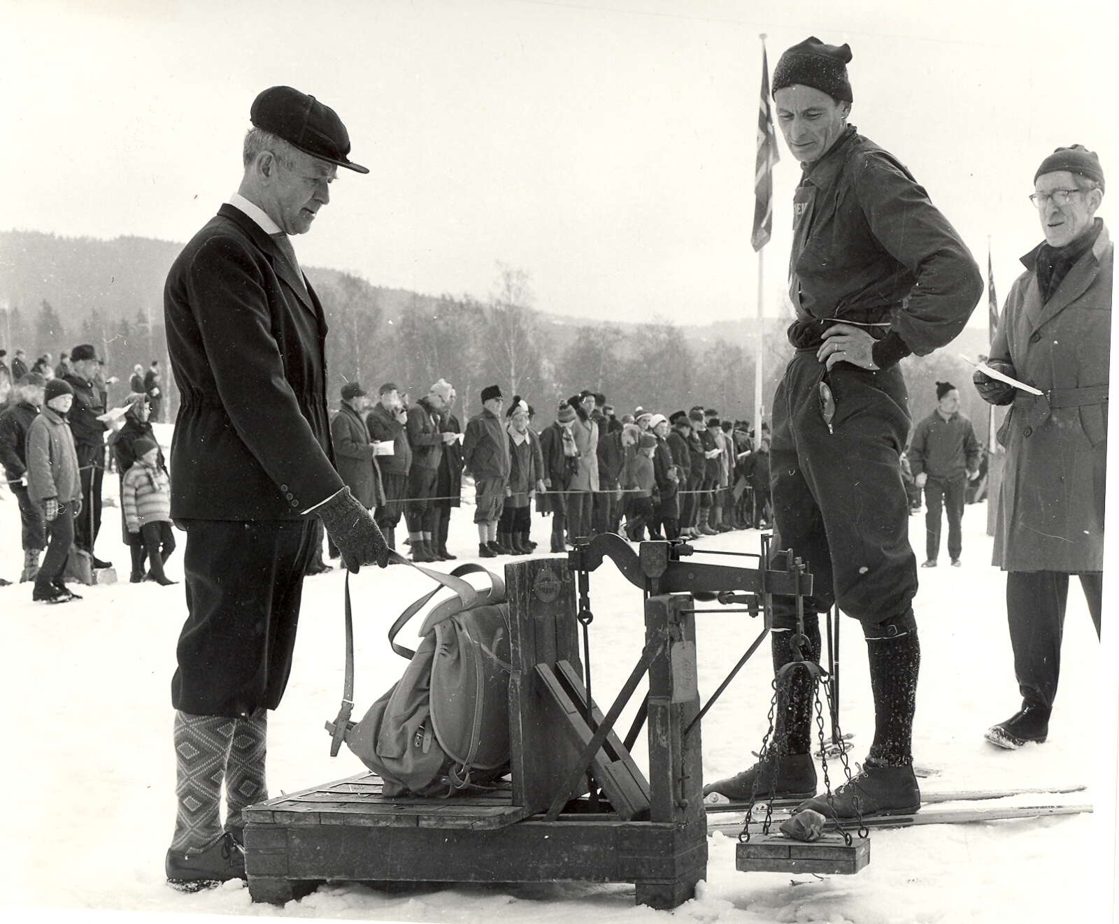 Sekkeveiing i gamle dager (1)