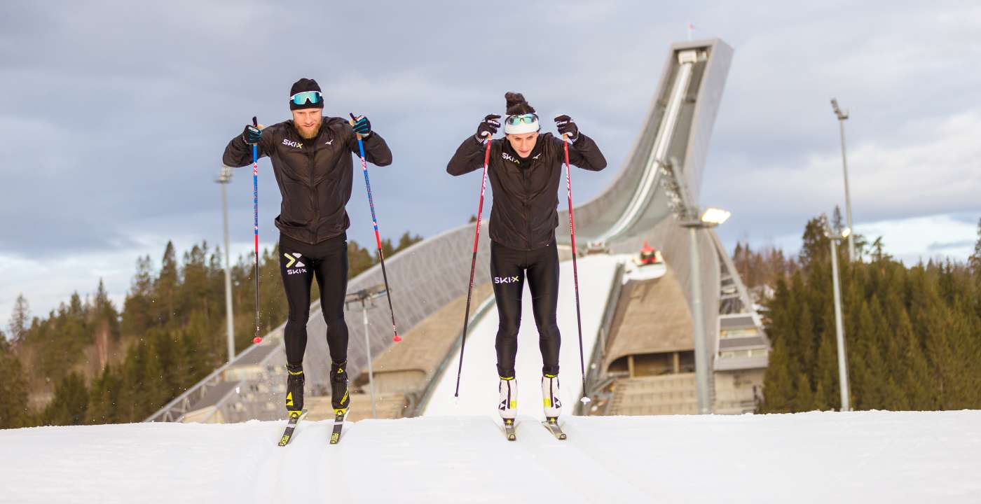 Martin og Marit staker