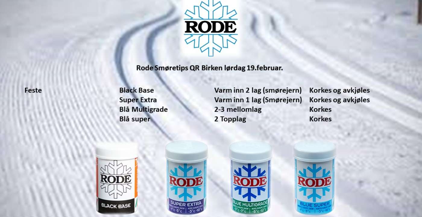 Smøretips feste Rode 26. februar