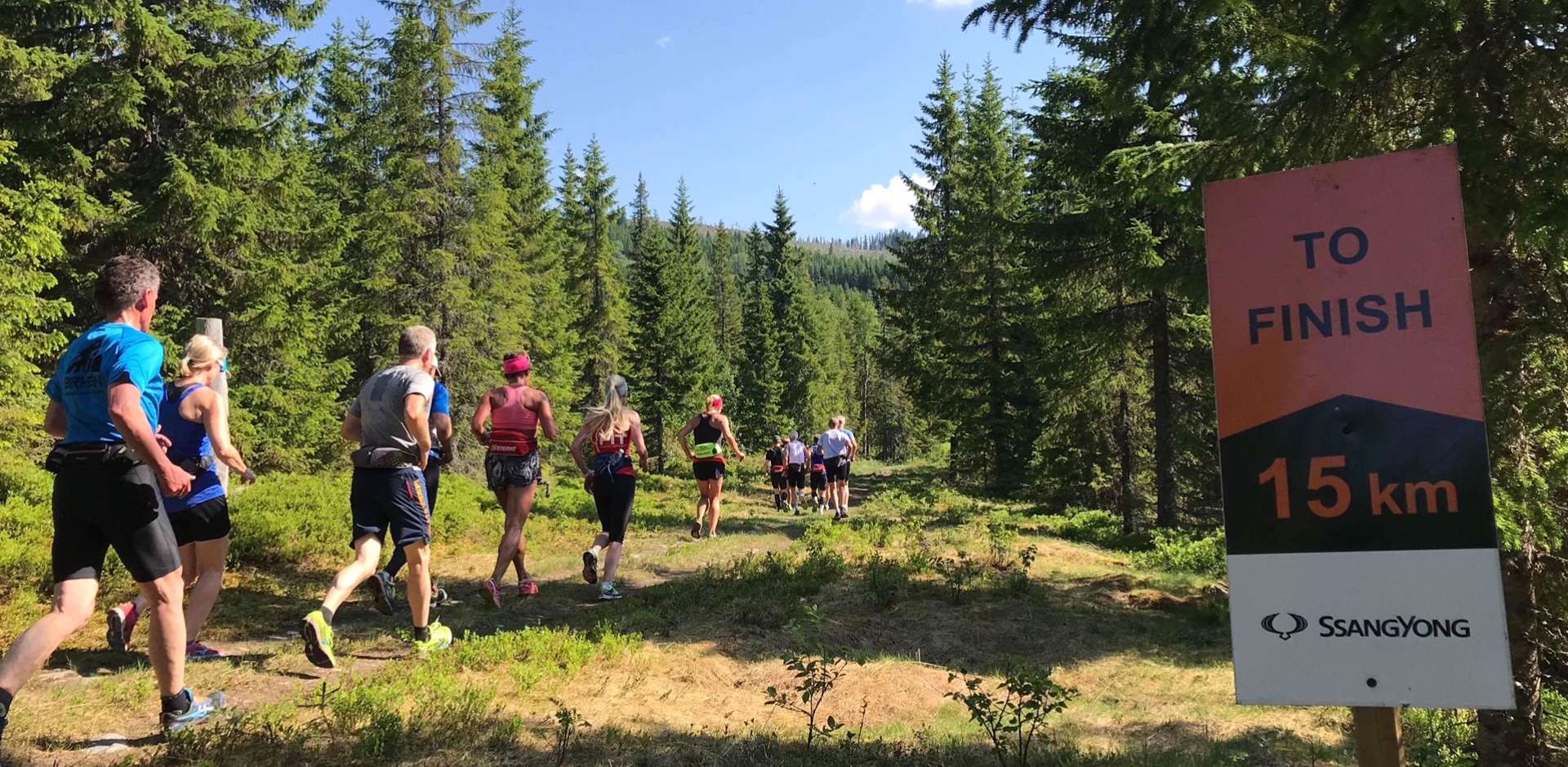løpstraseen 15 km igjen 3. juni